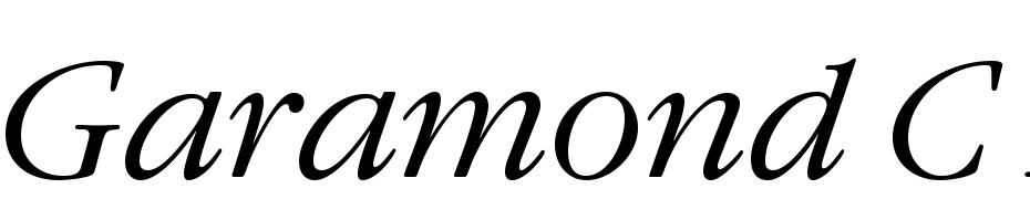 Garamond C Italic cкачати шрифт безкоштовно